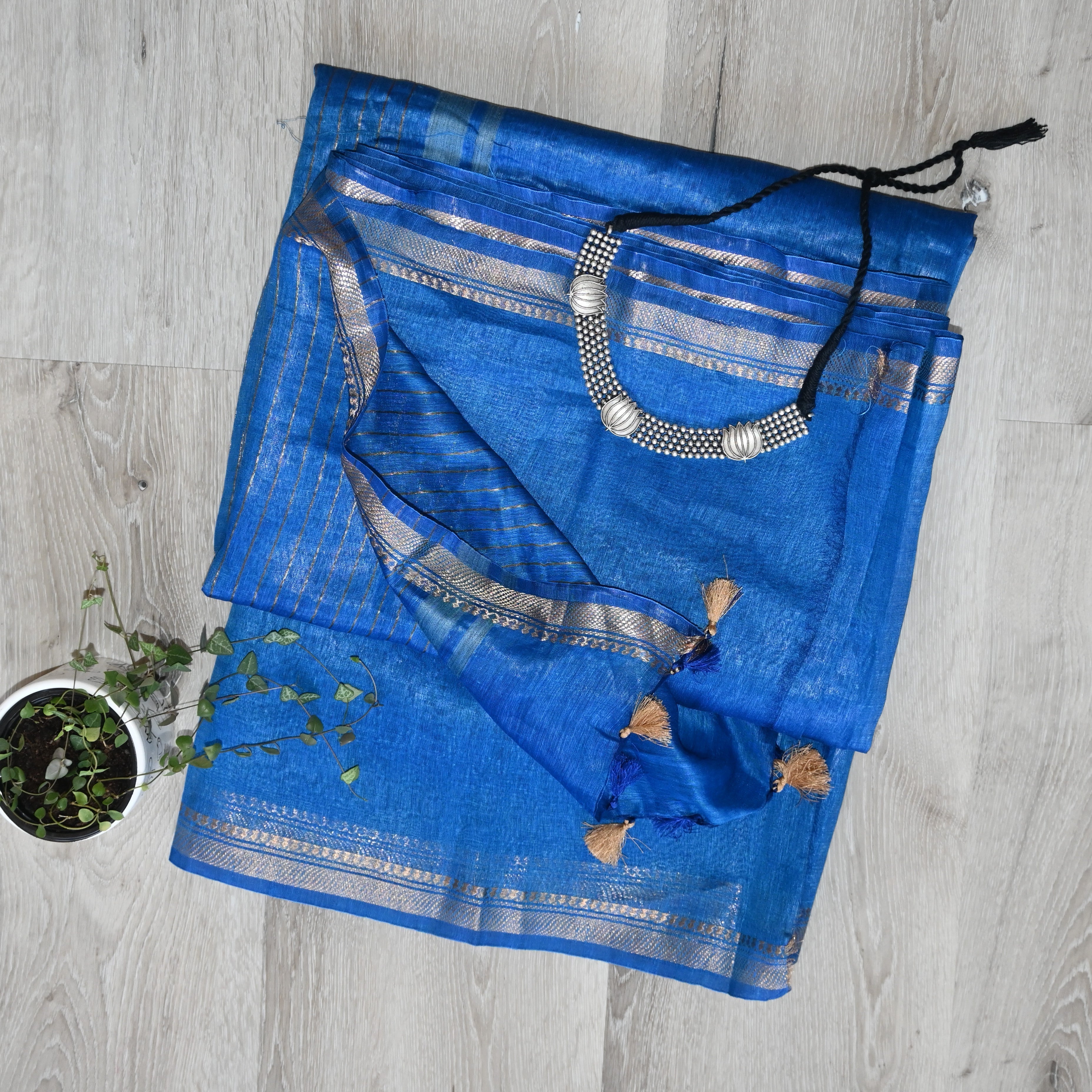 Linen Saree