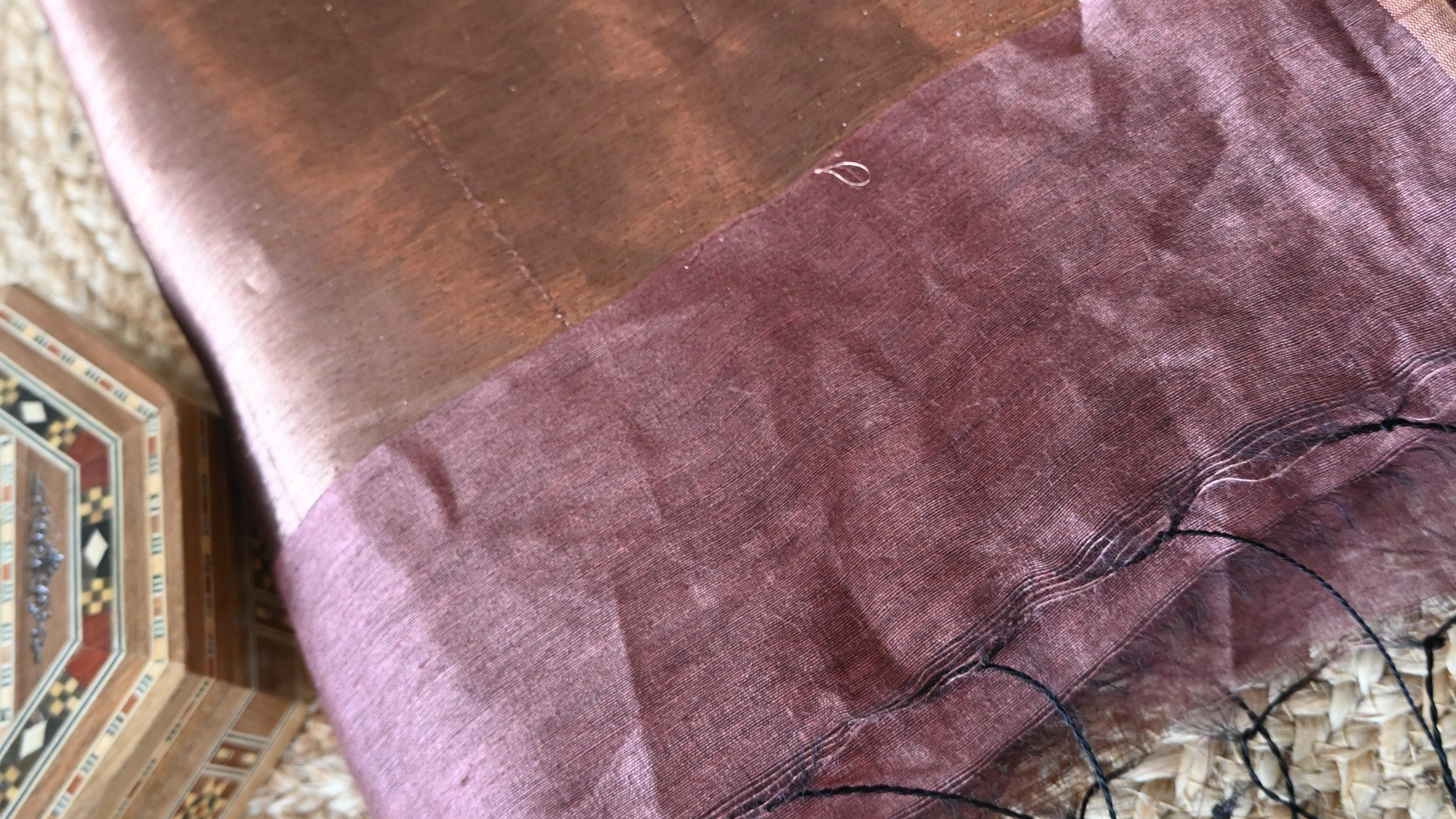 Pure Silk Linen Chappa Butta