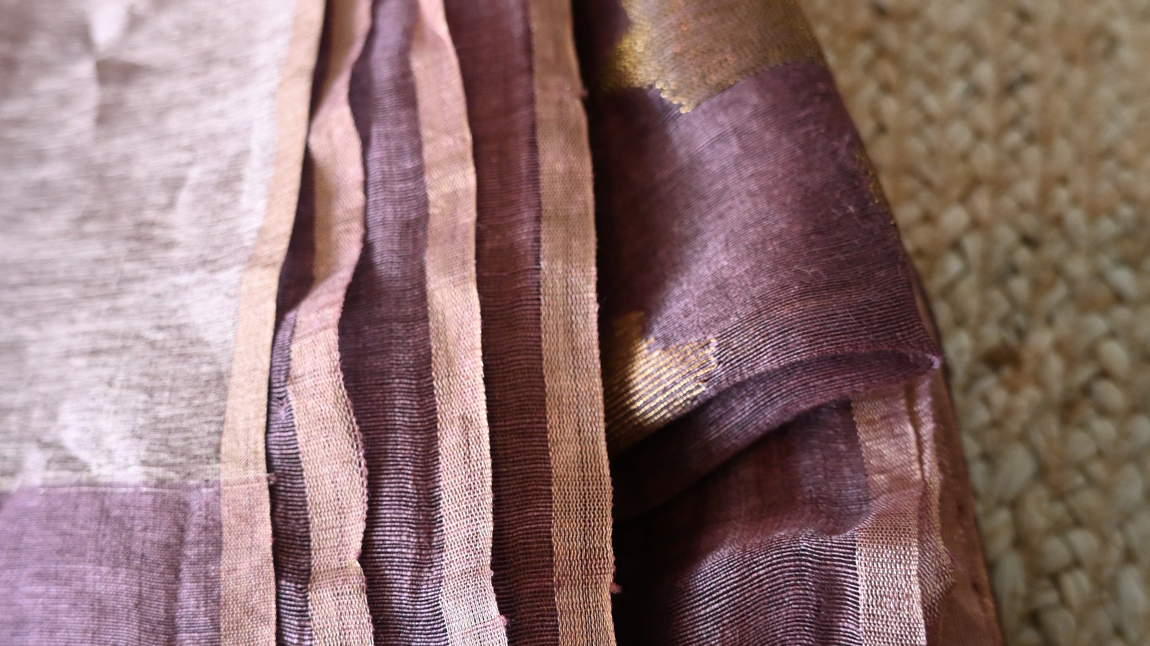 Pure Silk Linen Chappa Butta