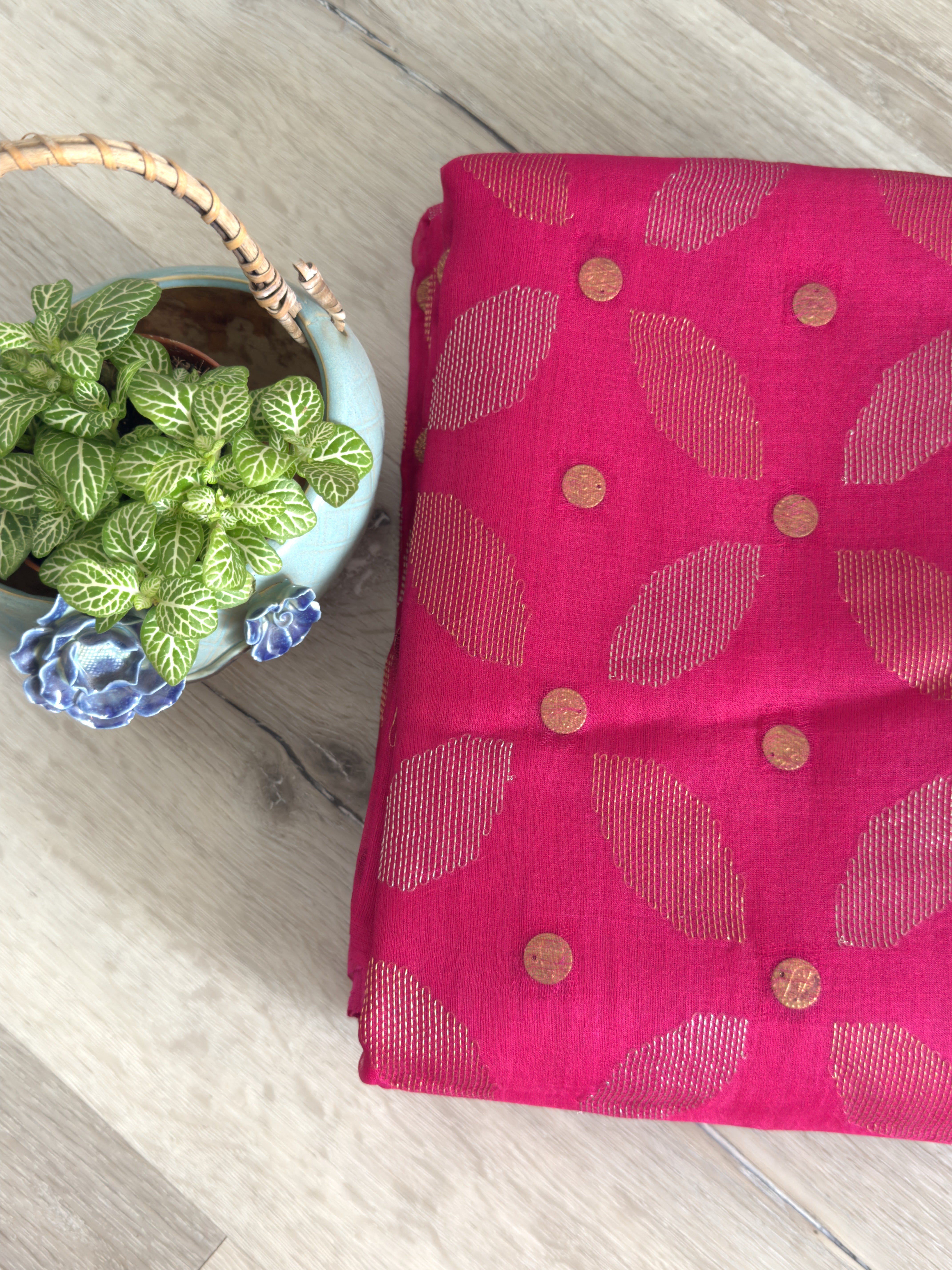 Marla Silk Gini Pink Saree