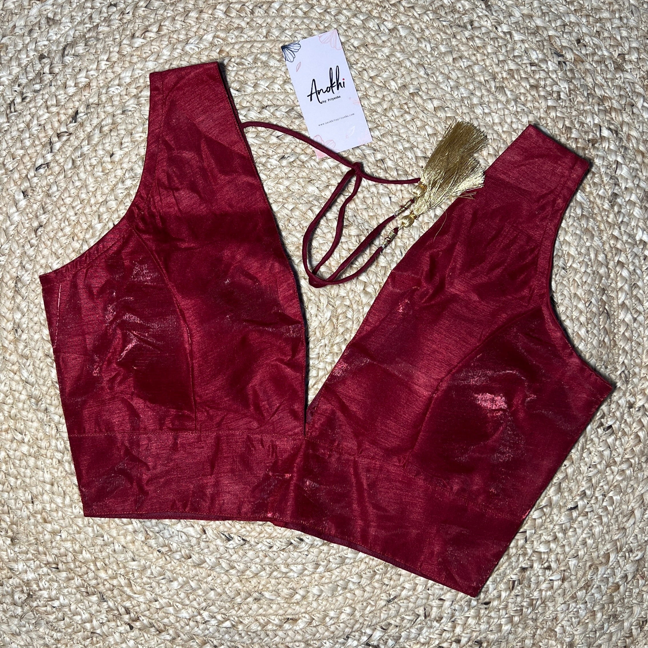 Pure Silk Bollywood Style Designer Blouse