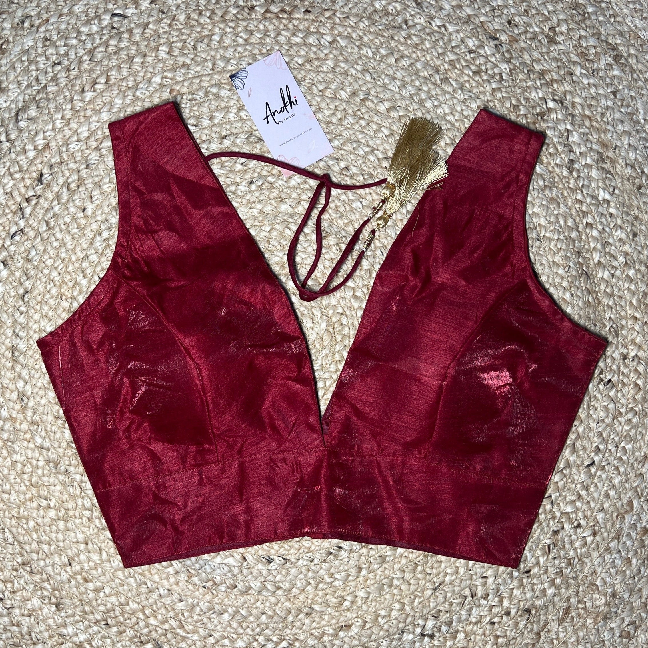 Pure Silk Bollywood Style Designer Blouse